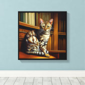 Mau Cat Leinwanddruck (Insitu (Holzboden))