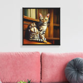 Mau Cat Leinwanddruck (Insitu (Wohnzimmer))