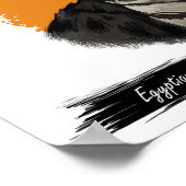 Mau Cat Print |Katzenmauer Poster (Ecke)