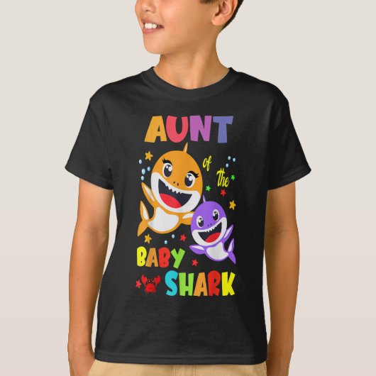 Mau of the Baby Shark Birthday Mau Shark T - Shirt (Vorderseite)