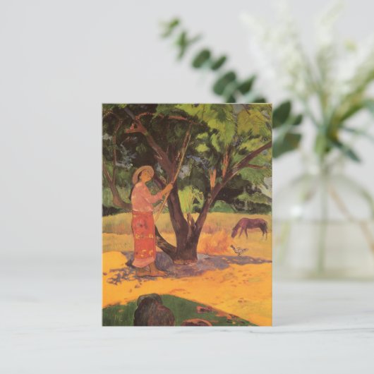 'Mau Taporo' - Paul Gauguin Postkarte (Stehend Vorderseite)