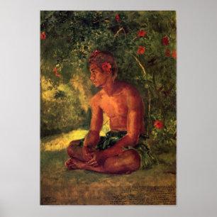 'Maua, A Samoan' - John La Farge Print Poster