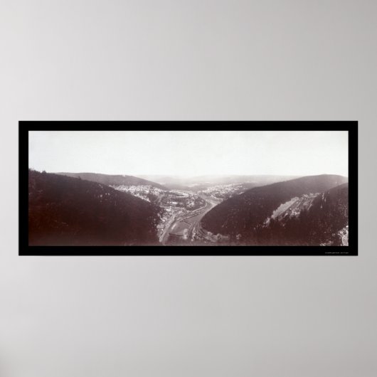 Mauch Chunk PA Foto 1896 Poster (Vorne)