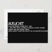 Mauchit Postkarte (Vorne/Hinten)