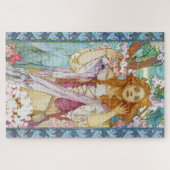 Maud Adams als Joan von Arc, Mucha Puzzle (Horizontal)