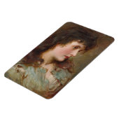 Maud (elegantes weibliches Portrait) Magnet (Linke Seite)
