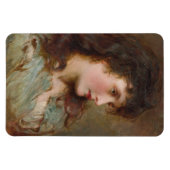 Maud (elegantes weibliches Portrait) Magnet (Horizontal)