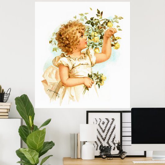 Maud Humphrey: Englisch Child Poster (Heimbüro)