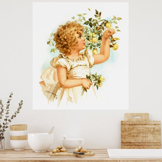 Maud Humphrey: Englisch Child Poster (Küche)