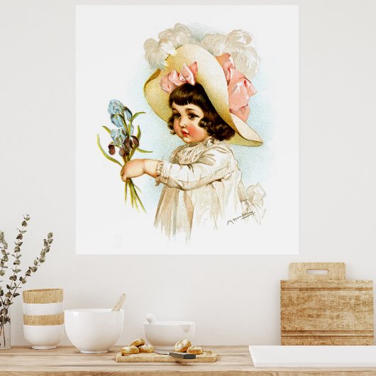 Maud Humphrey: Französisches Kind Poster (Küche)