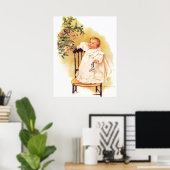 Maud Humphreys kleines Weihnachtsmädchen Poster (Heimbüro)