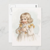 Maud Humphrey's Spring Girl Postkarte (Vorne/Hinten)