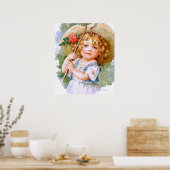 Maud Humphrey's Sweet Little Summer Girl Poster (Küche)