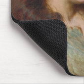 Maud (schönes weibliches Portrait) Mousepad (Ecke)