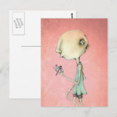 Maud und ihre Libelle Postkarte (Vorne/Hinten)