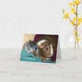 Maud- und Wink-Karte Karte (Gelbe Blume)