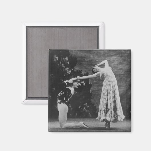 Maude Lloyd und Hugh Laing Magnet (Vorderseite/Rückseite)