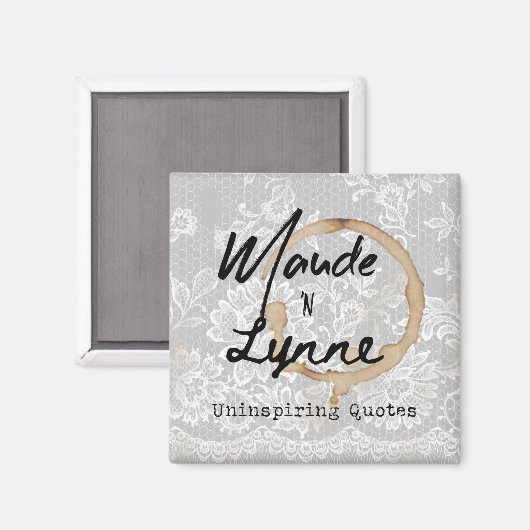 Maude N Lynne Logo-Magnet Magnet (Vorderseite/Rückseite)