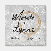 Maude N Lynne Logo-Magnet Magnet (Vorne)