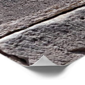 Mauer aus antikem Stein, Phaistos, Kreta, Griechen Poster (Ecke)