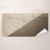 Mauer aus braunem Beton Badehandtuch (Badehandtuch)