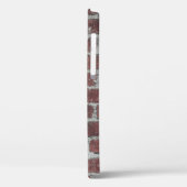 Mauer aus braunem Beton Case-Mate iPhone Hülle (Rückseite / Links)