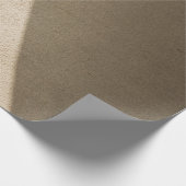 Mauer aus braunem Beton Geschenkpapier (Ecke)