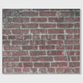 Mauer aus braunem Beton Geschenkpapier (Flach)