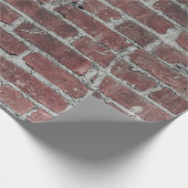 Mauer aus braunem Beton Geschenkpapier (Ecke)