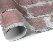 Mauer aus braunem Beton Geschenkpapier (Rolleneckpunkt)