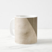 Mauer aus braunem Beton Kaffeetasse (Vorderseite Links)