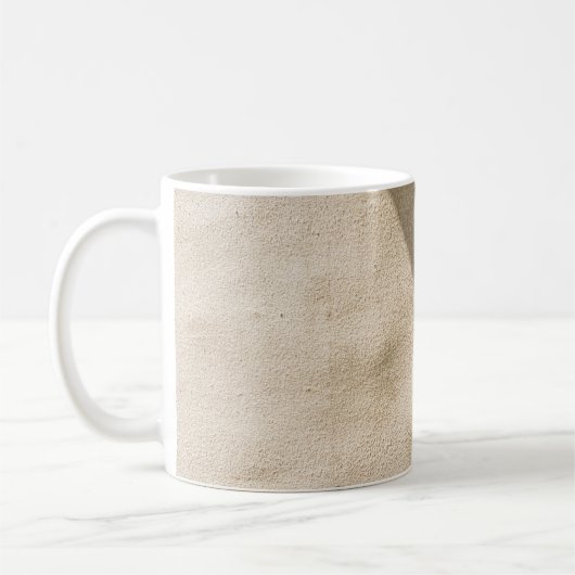 Mauer aus braunem Beton Kaffeetasse (Links)