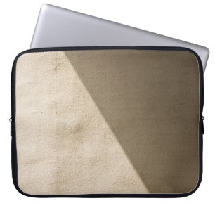 Mauer aus braunem Beton Laptopschutzhülle