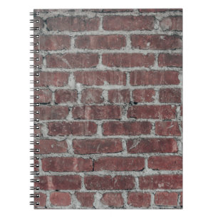 Mauer aus braunem Beton Notizblock