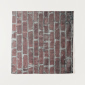 Mauer aus braunem Beton Wandteppich (Vorderseite (Horizontal))