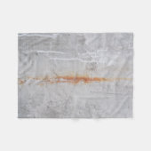 Mauer aus grauem Beton Fleecedecke (Vorderseite (Horizontal))