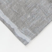 Mauer aus grauem Beton Fleecedecke (Ecke)