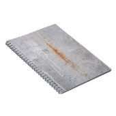 Mauer aus grauem Beton Notizblock (Rechte Seite)