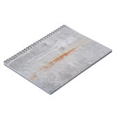 Mauer aus grauem Beton Notizblock (Linke Seite)