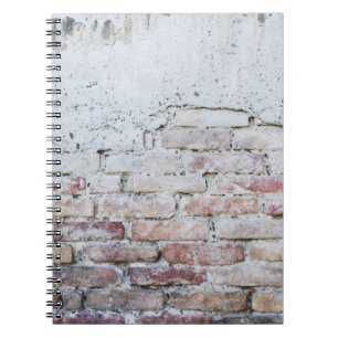 Mauer aus grauem Beton Notizblock