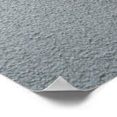 Mauer aus grauem Beton Poster (Ecke)