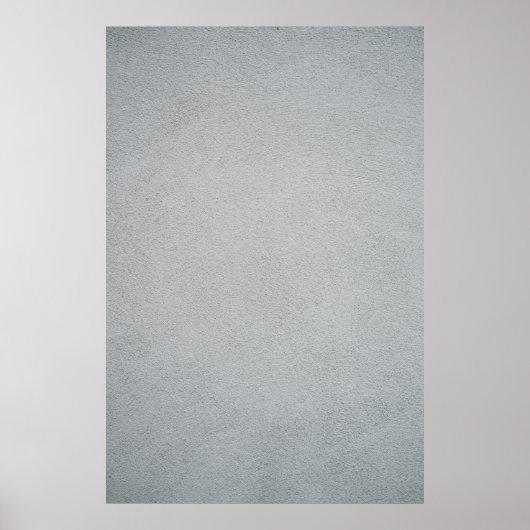 Mauer aus grauem Beton Poster (Vorne)