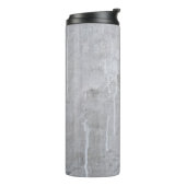 Mauer aus grauem Beton Thermosbecher (Nach links gedreht)