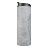 Mauer aus grauem Beton Thermosbecher (Nach rechts gedreht)