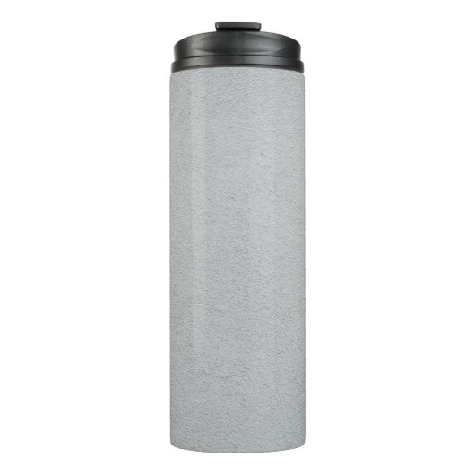 Mauer aus grauem Beton Thermosbecher (Vorderseite)