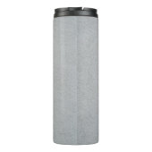 Mauer aus grauem Beton Thermosbecher (Rückseite)