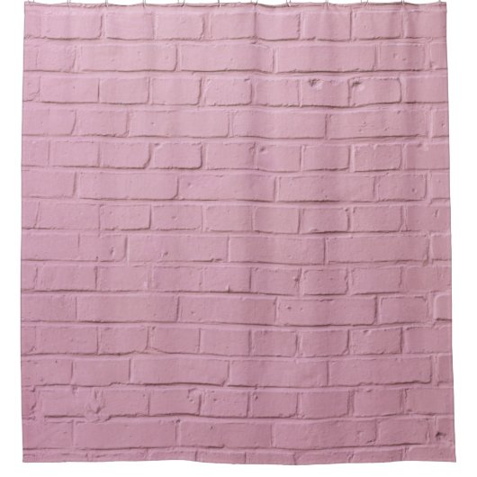 Mauer aus rosa Beton Duschvorhang (Vorderseite)