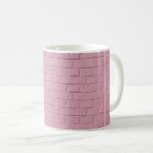 Mauer aus rosa Beton Kaffeetasse (VorderseiteRechts)