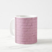 Mauer aus rosa Beton Kaffeetasse (Vorderseite Links)