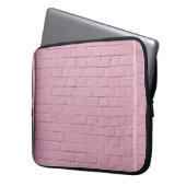 Mauer aus rosa Beton Laptopschutzhülle (Vorderseite Links)